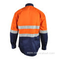 Cotton FR Hi Vis Work Safety Shirt